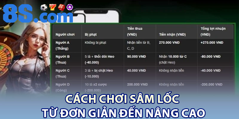 Cách chơi sâm lốc từ đơn giản đến nâng cao